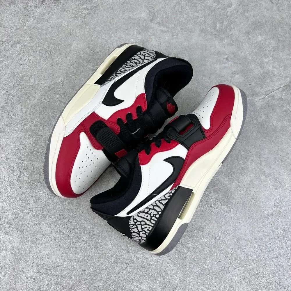Nike Air Jordan Legacy 312 Low Chicago Mens Size 13 White Red Black CD7069 106 - Picture 5 of 16